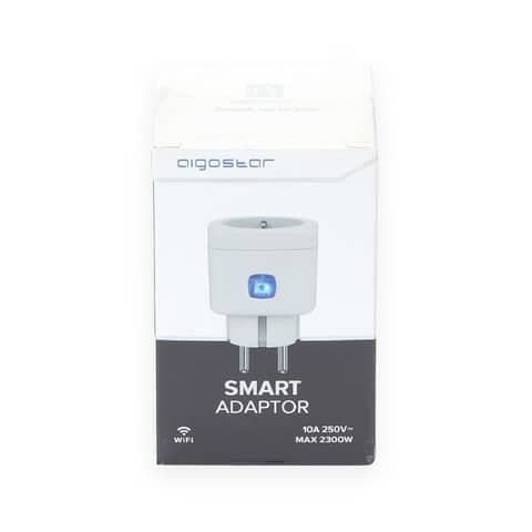 Adattatore Schuko WiFi WB Smart a 1 via Aigostar bianco 201951
